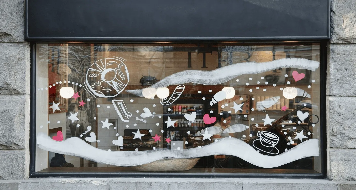 Decorazione vetrine per negozi – New Art Pubblicità